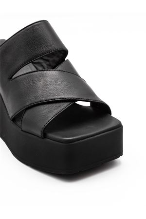 Sandalo in pelle liscia nera VIC MATIE' | 1K5450DK10C070101.